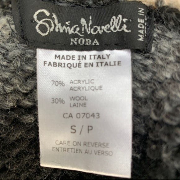 Silvia Novelli Noba Cardigan/Shawl Sweater Wool Blend Size S - Picture 4 of 5